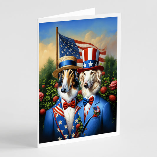 Buy this All American Borzoi Greeting Cards Pack of 8