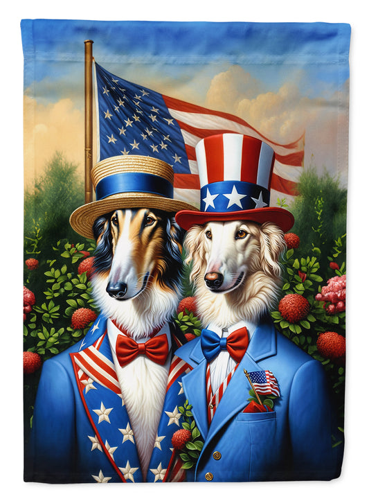 Buy this All American Borzoi Garden Flag
