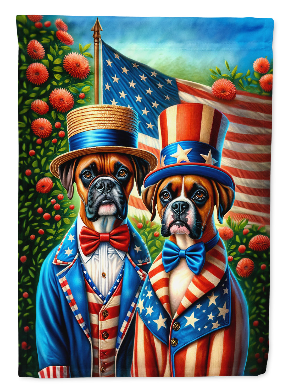 Buy this All American Boxer Garden Flag