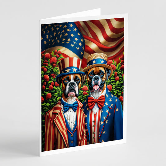 Buy this All American Boxer Greeting Cards Pack of 8