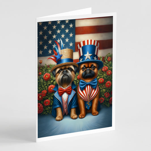 Buy this All American Brussels Griffon Greeting Cards Pack of 8