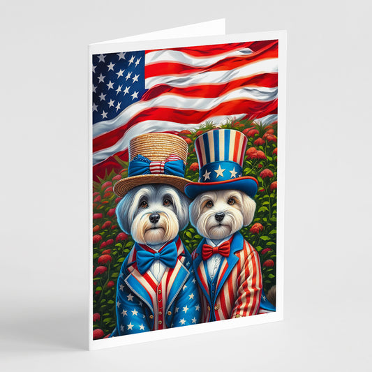 Buy this All American Dandie Dinmont Terrier Greeting Cards Pack of 8