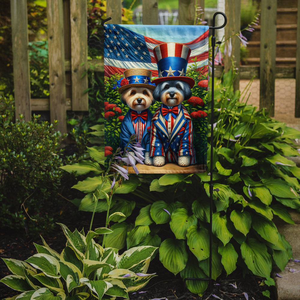 All American Dandie Dinmont Terrier Garden Flag