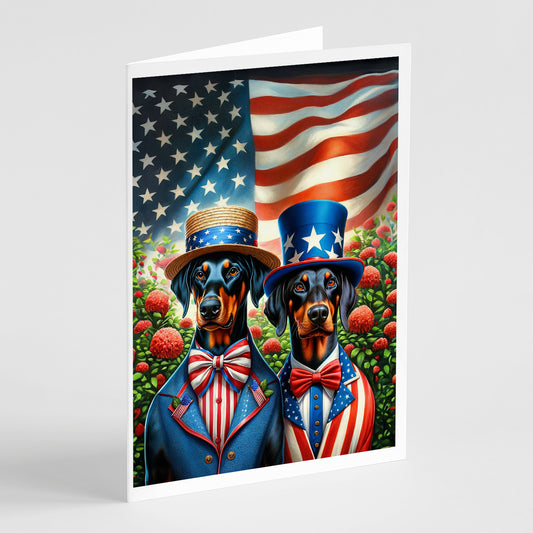 Buy this All American Doberman Pinscher Greeting Cards Pack of 8