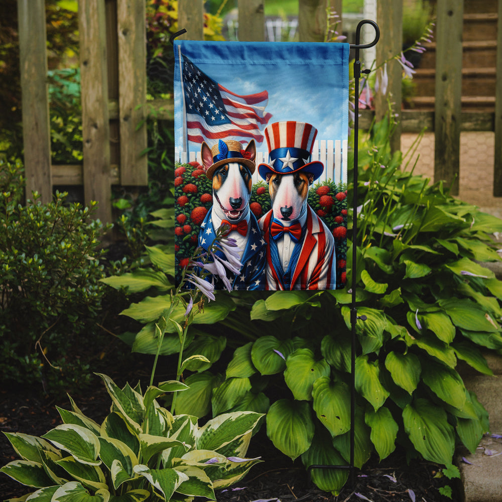 All American English Bull Terrier Garden Flag