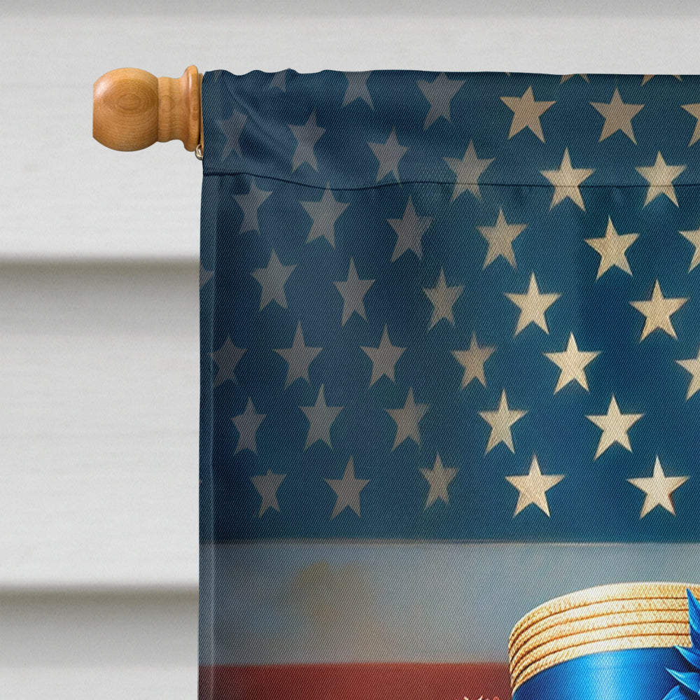 All American English Bull Terrier House Flag