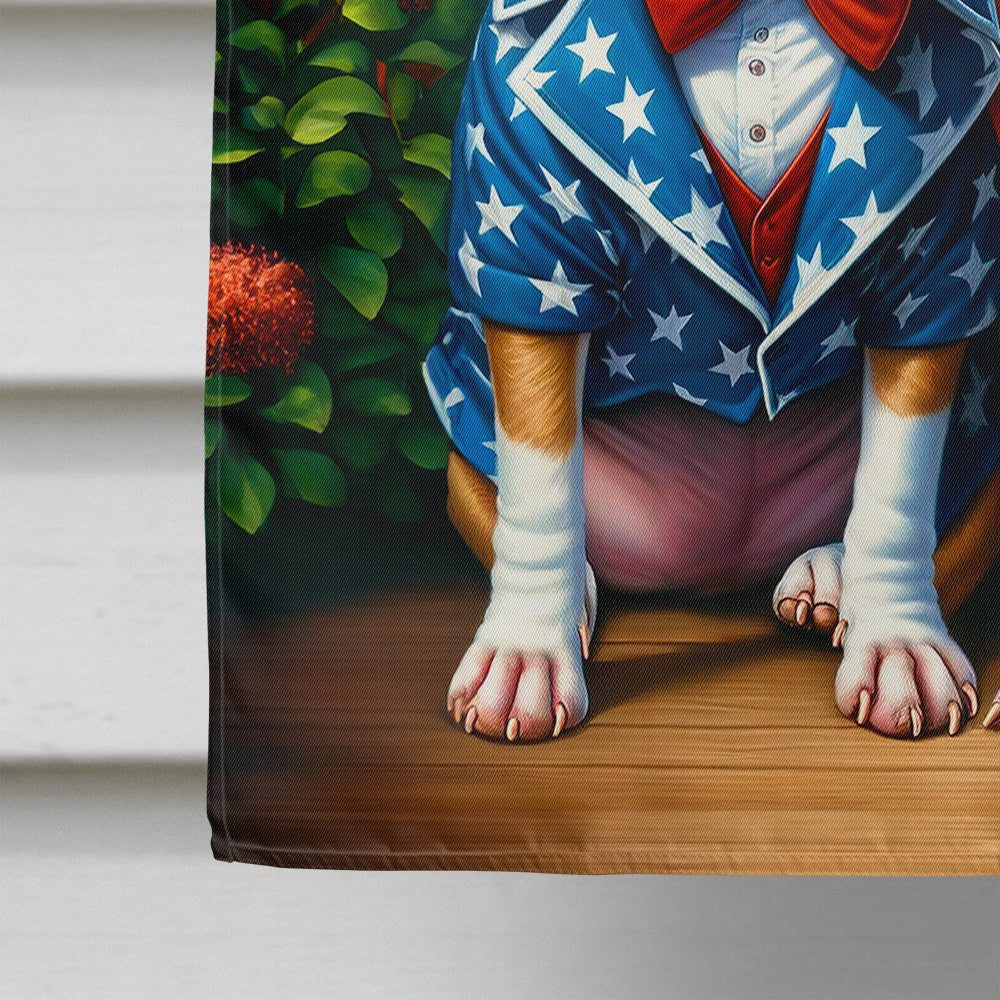 All American English Bull Terrier House Flag