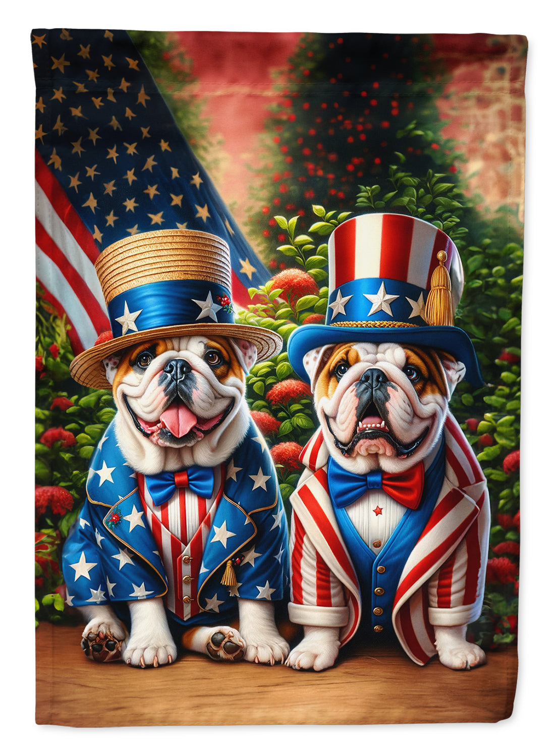 Buy this All American English Bulldog Garden Flag