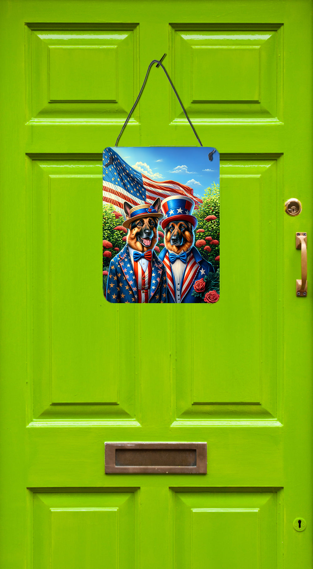 All American German Shepherd Wall or Door Hanging Prints