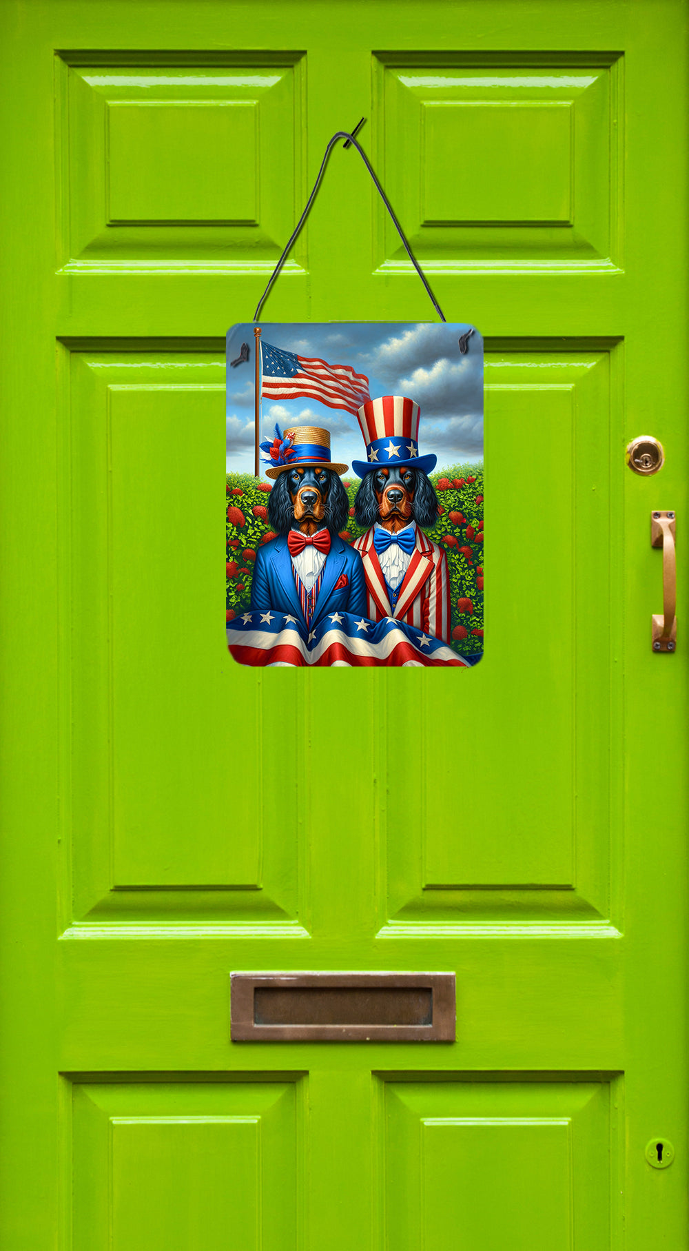 All American Gordon Setter Wall or Door Hanging Prints