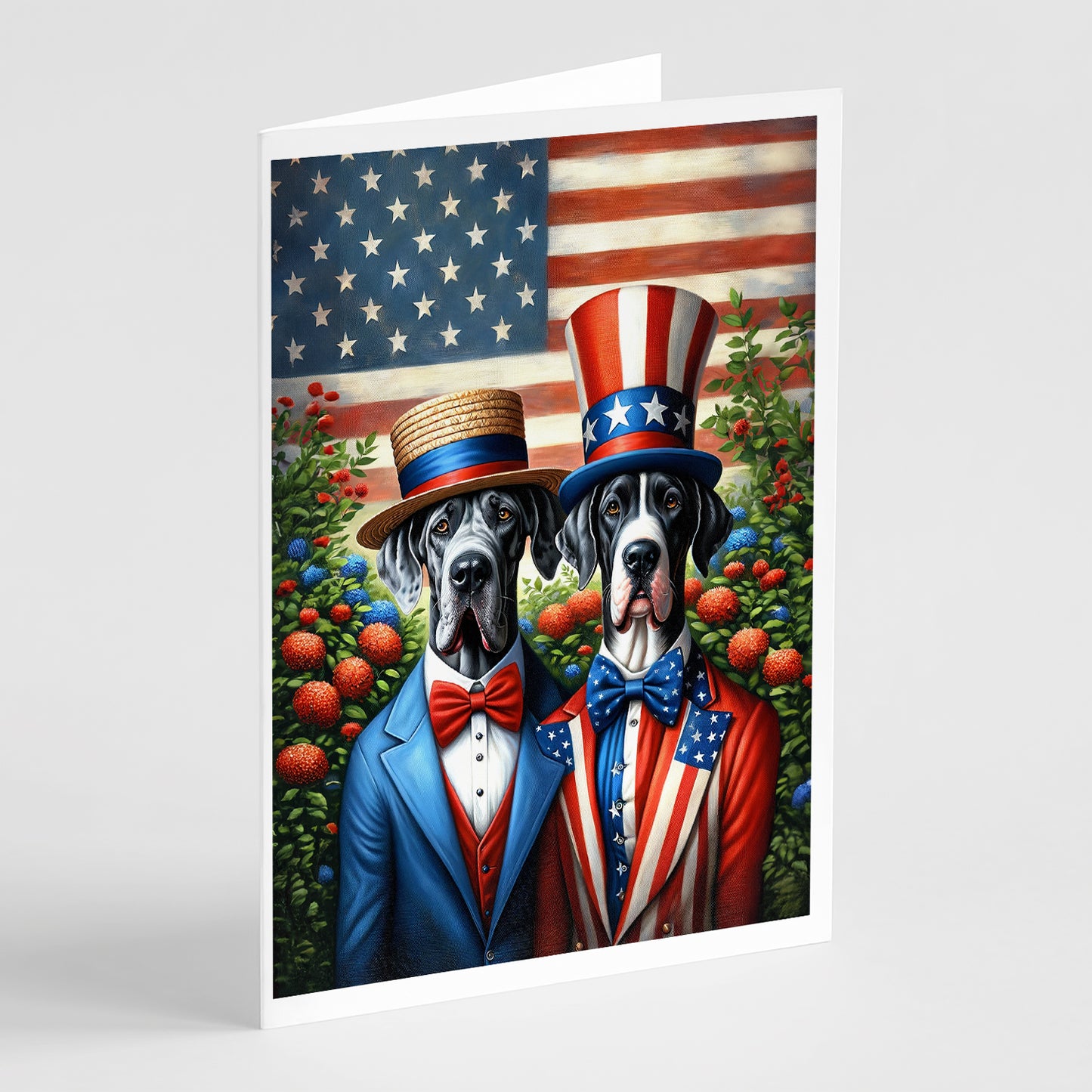 Buy this All American Great Dane Greeting Cards Pack of 8