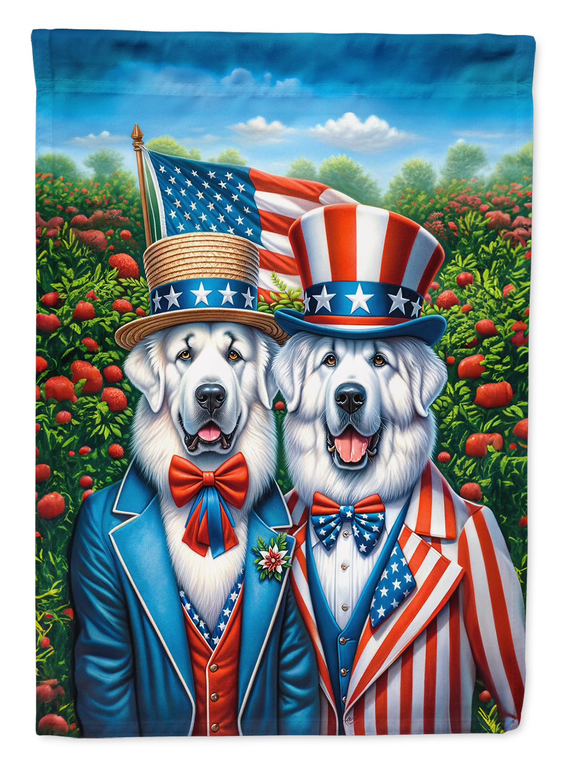 Buy this All American Great Pyrenees House Flag