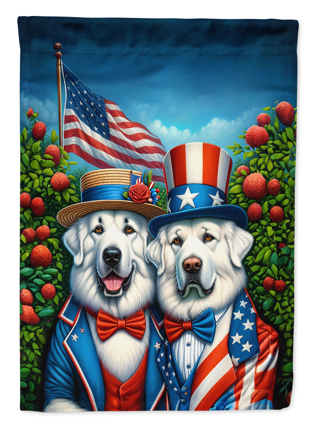 Buy this All American Great Pyrenees House Flag