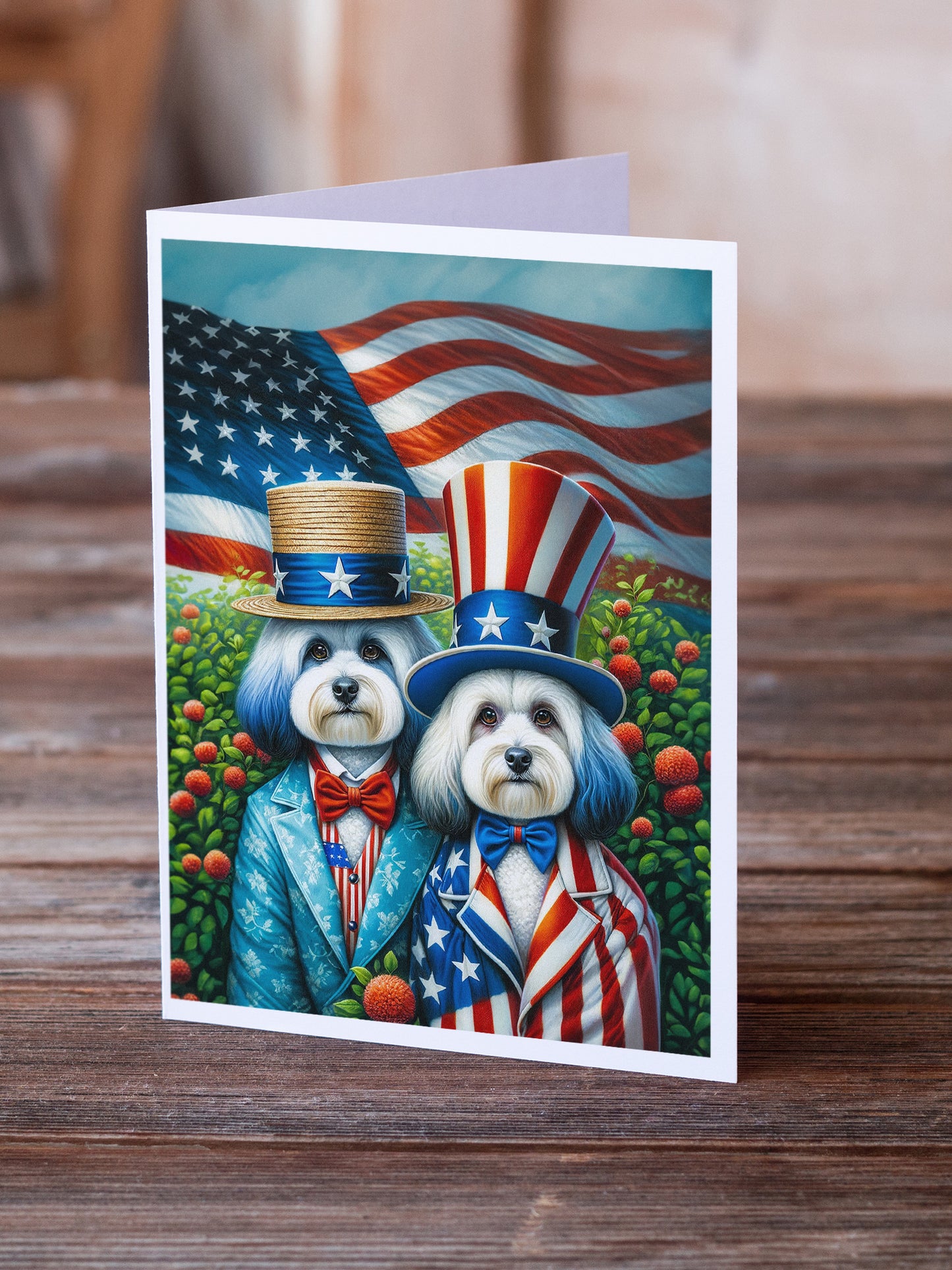 All American Havanese Greeting Cards Pack of 8