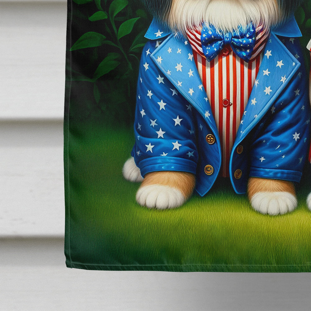 All American Pekingese House Flag