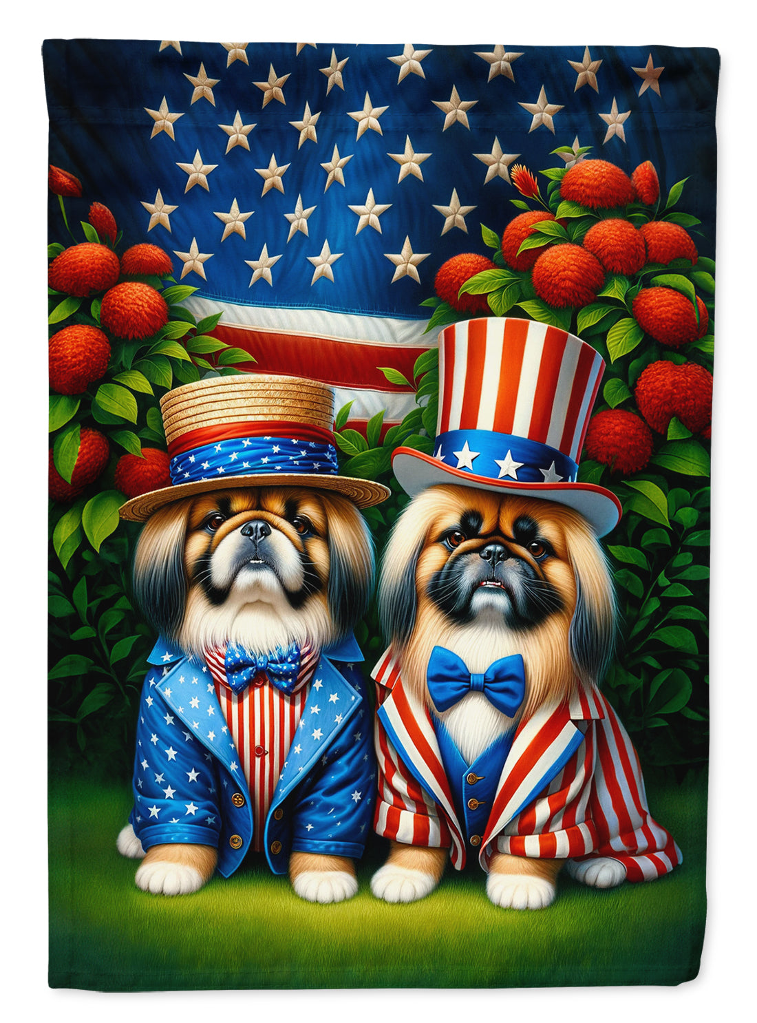 Buy this All American Pekingese Garden Flag