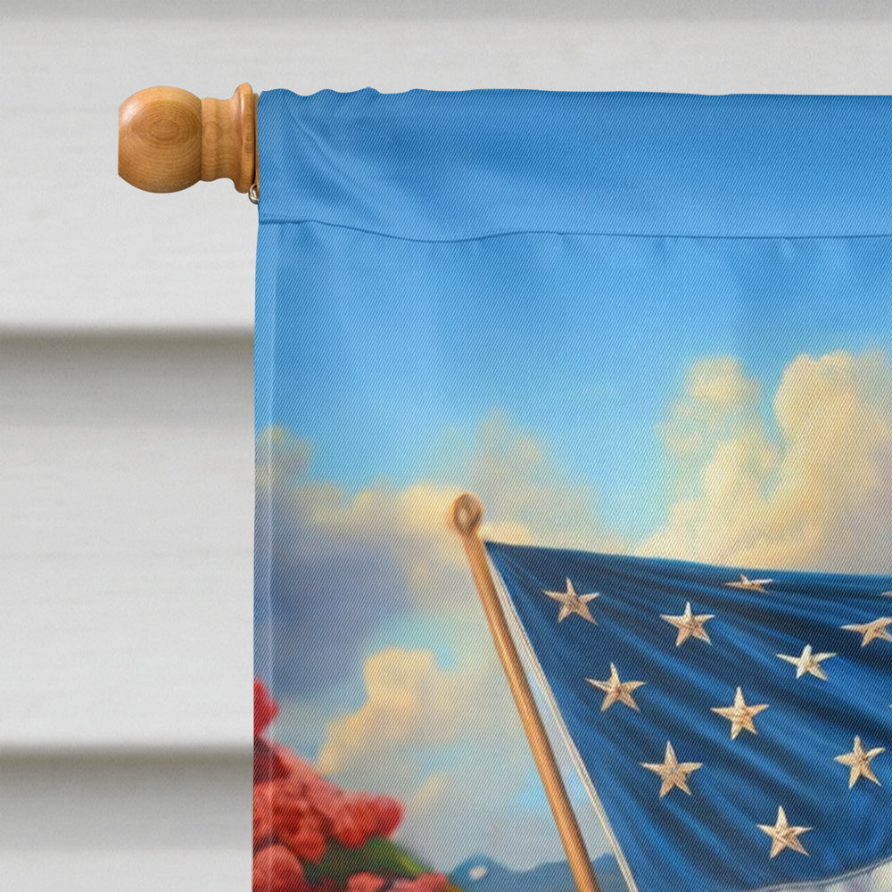 All American Poodle House Flag