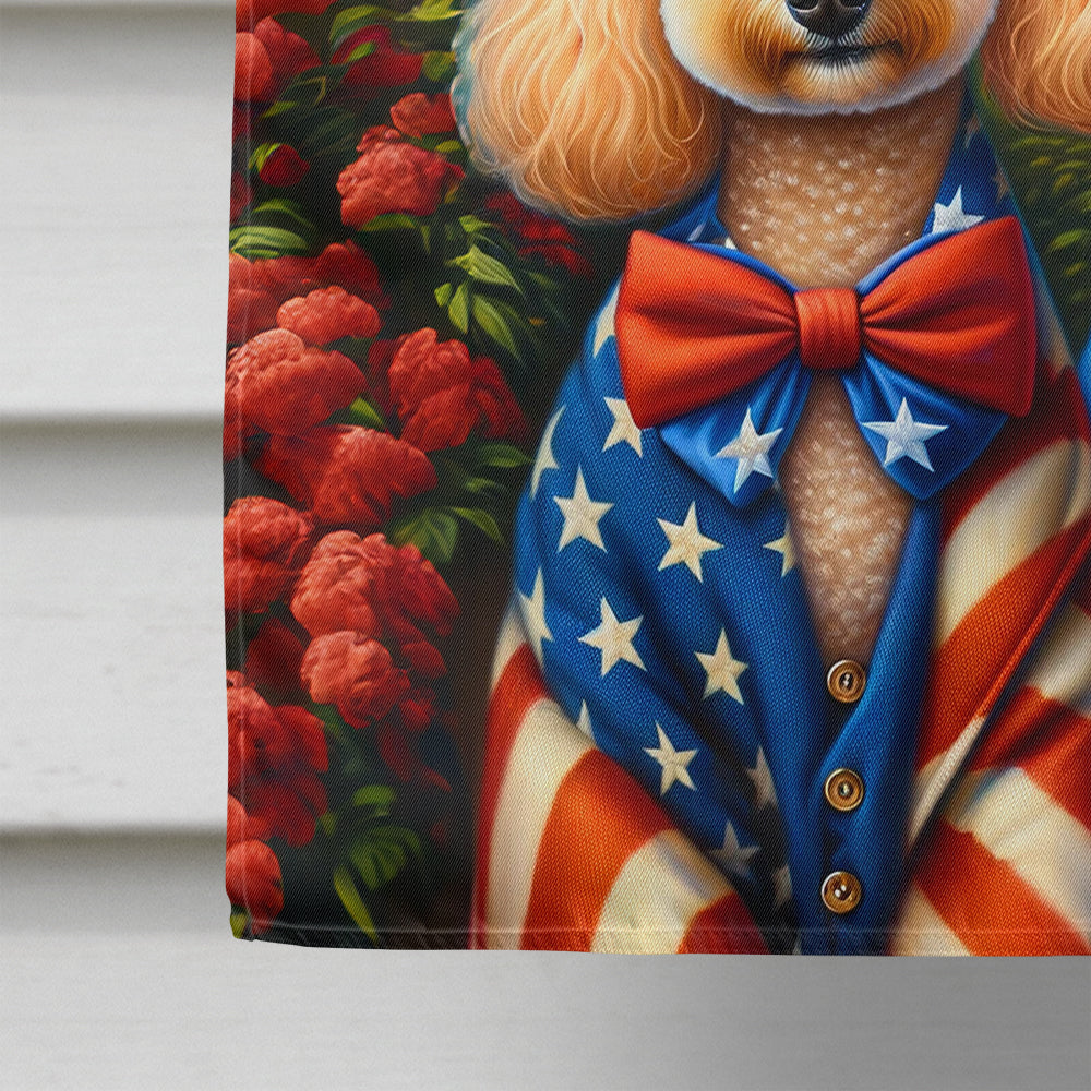 All American Poodle House Flag