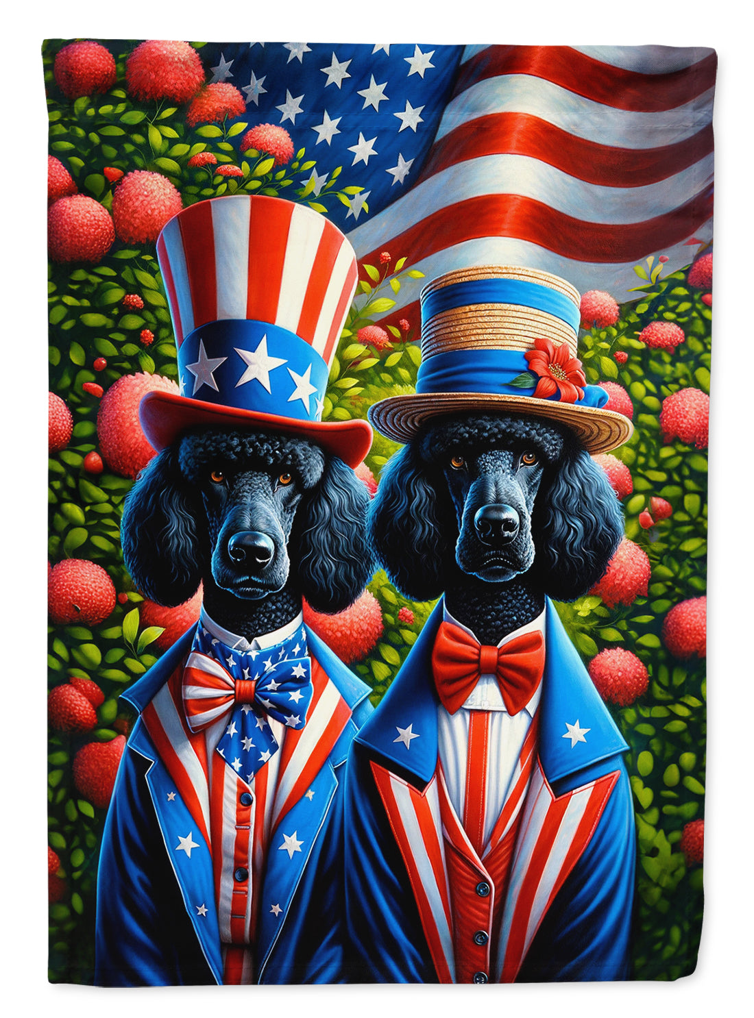 Buy this All American Poodle House Flag