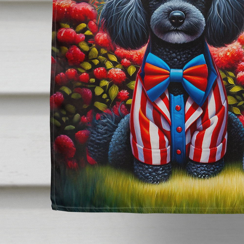 All American Poodle House Flag