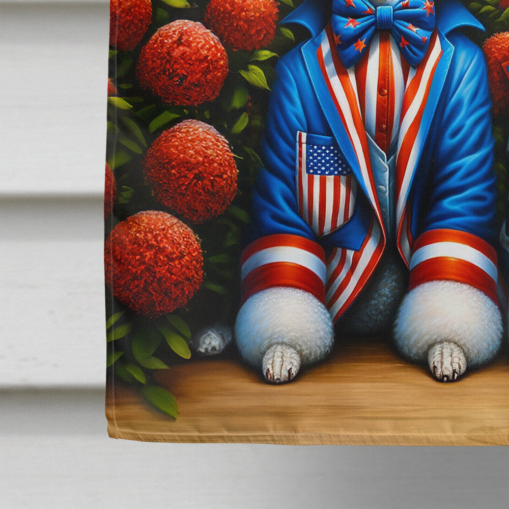All American Poodle House Flag