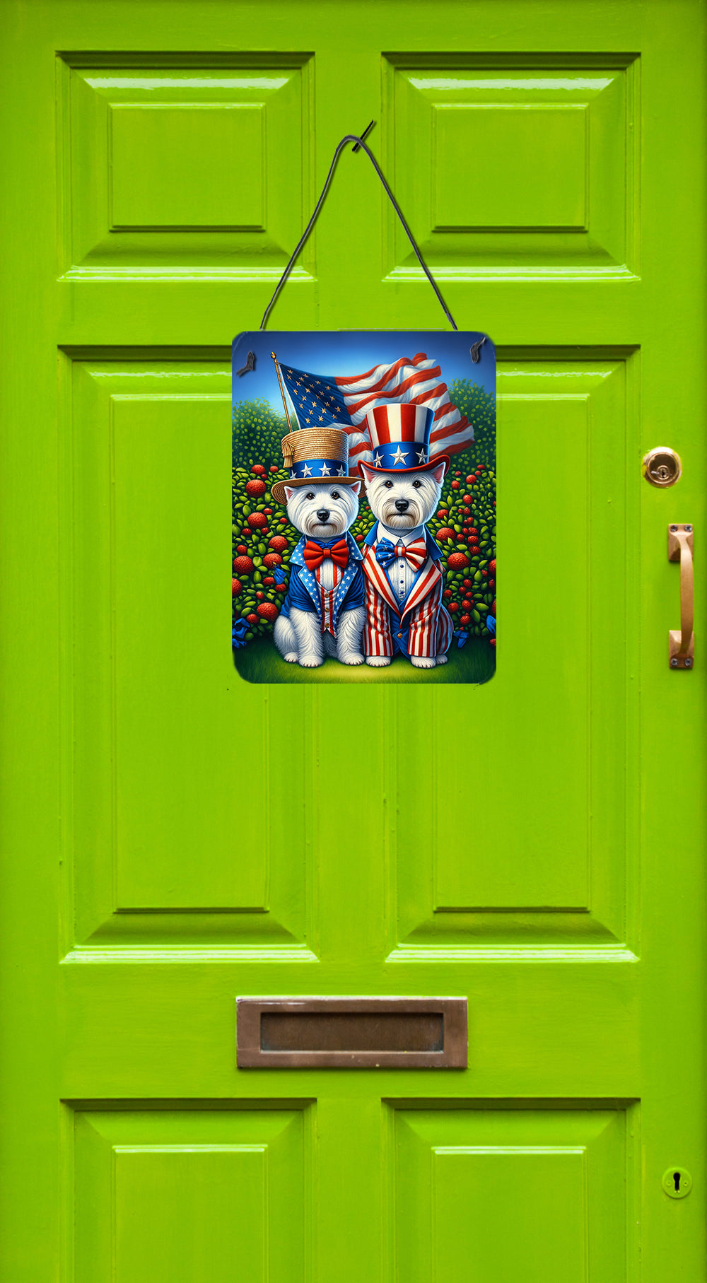 All American Westie Wall or Door Hanging Prints