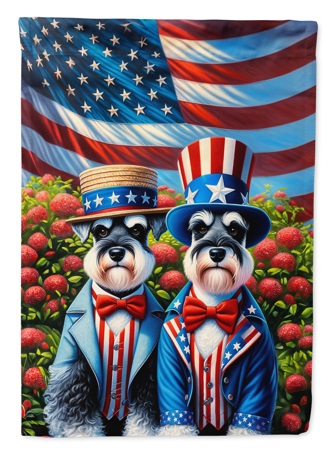 Buy this All American Schnauzer Garden Flag