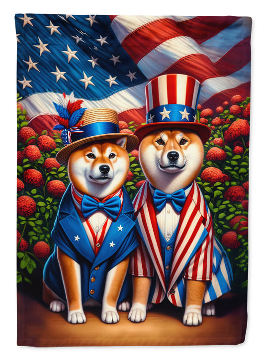 Buy this All American Shiba Inu Garden Flag