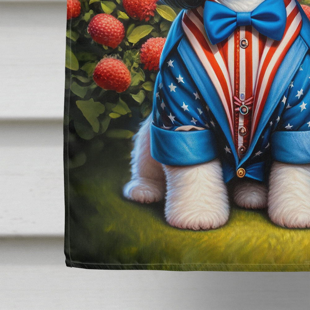 All American Shih Tzu House Flag