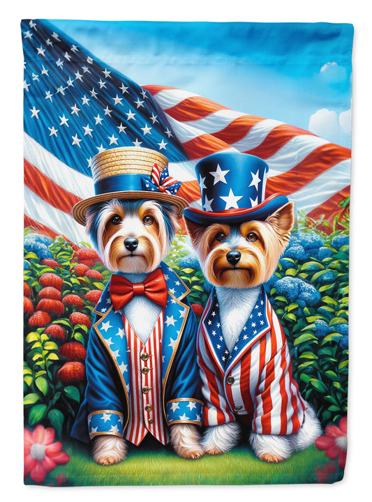 Buy this All American Silky Terrier House Flag