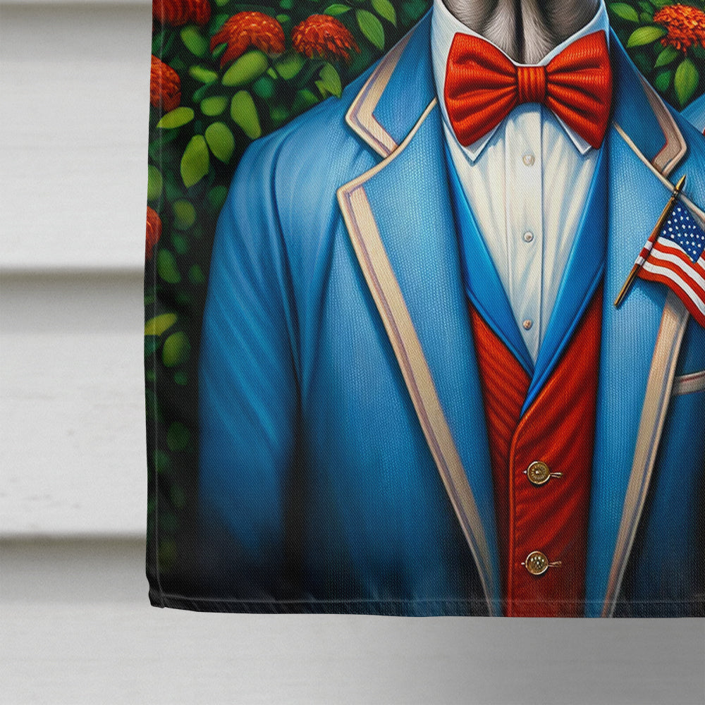 All American Weimaraner House Flag