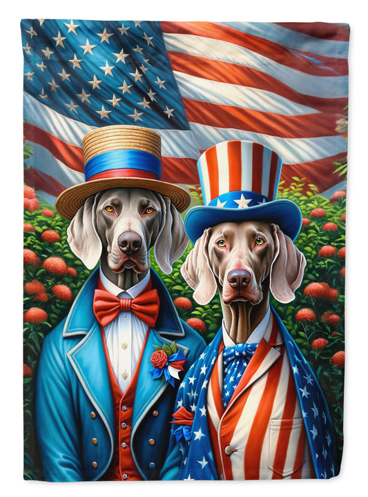 Buy this All American Weimaraner Garden Flag