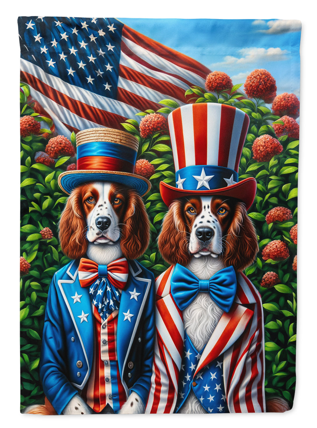 Buy this All American Welsh Springer Spaniel Garden Flag