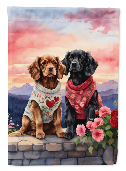 Buy this Cocker Spaniel Two Hearts Garden Flag