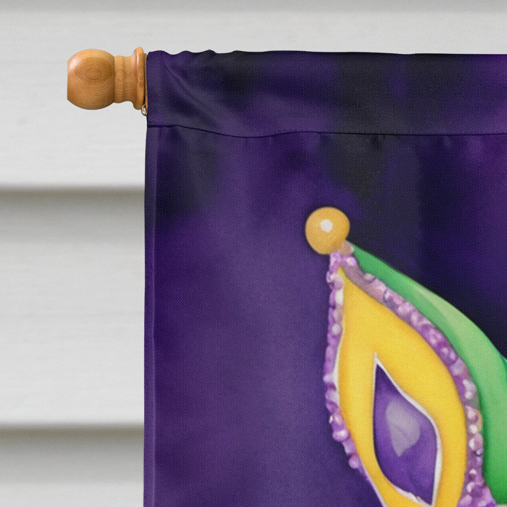 American Bulldog King of Mardi Gras House Flag