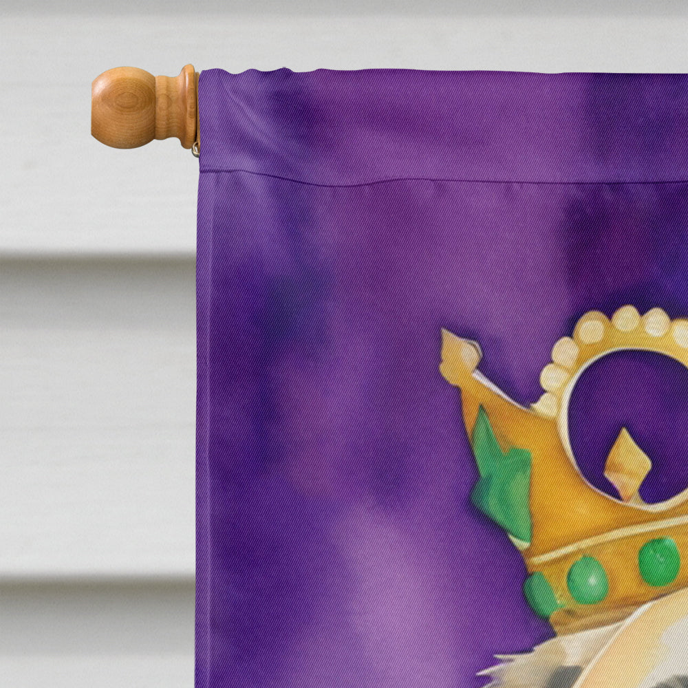 Anatolian Shepherd Dog King of Mardi Gras House Flag