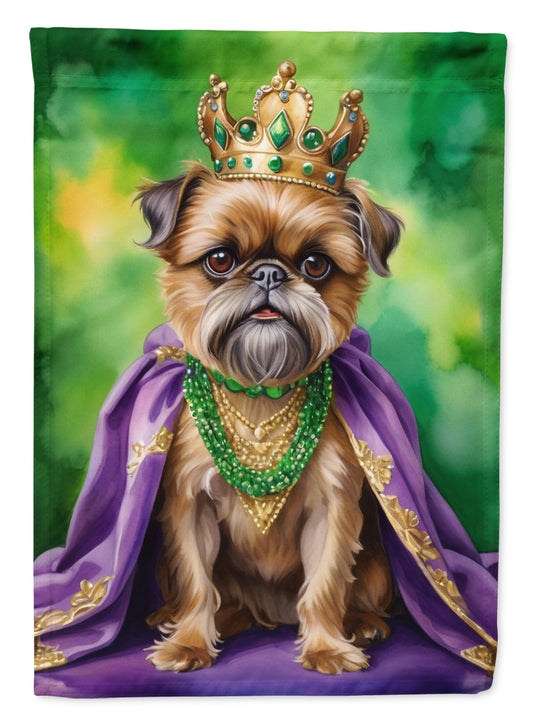 Buy this Brussels Griffon King of Mardi Gras House Flag