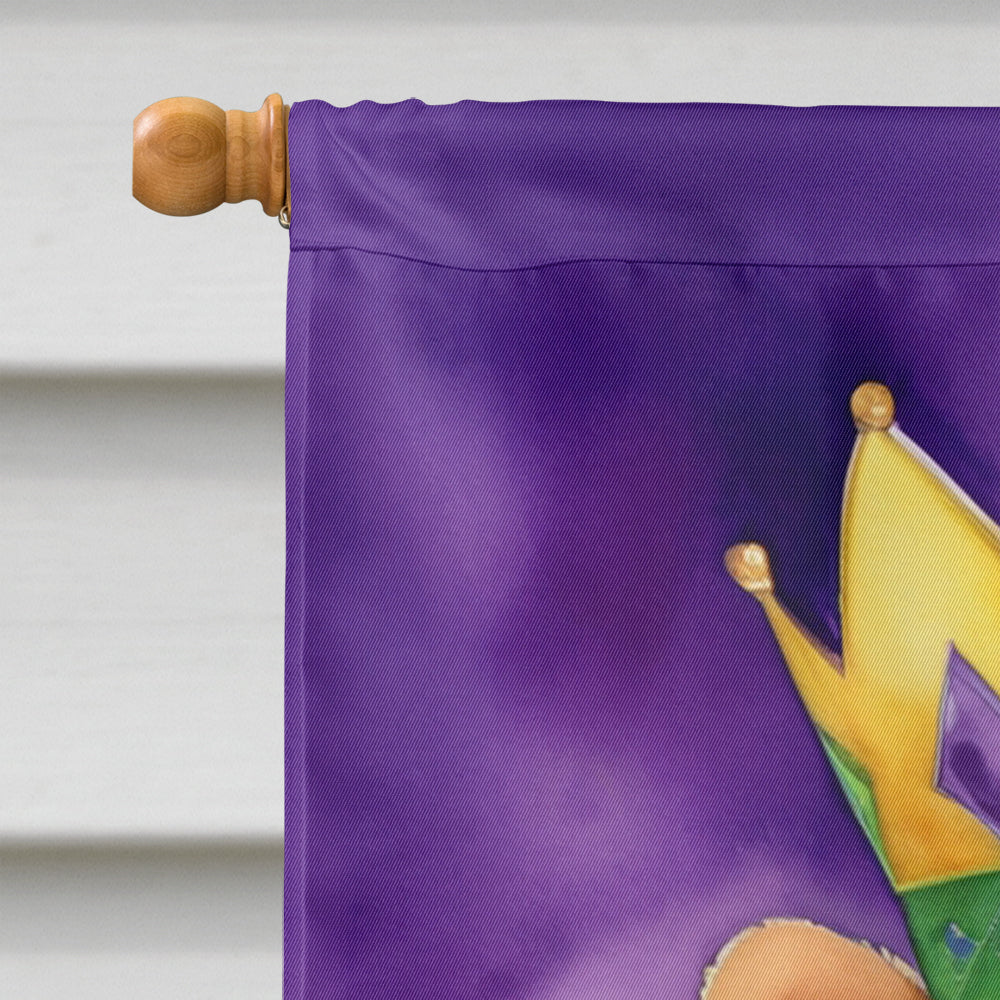 Chow Chow King of Mardi Gras House Flag