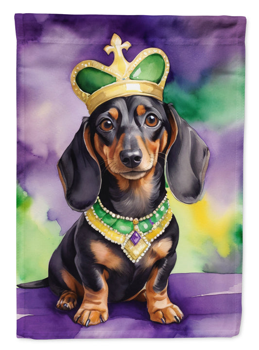 Buy this Dachshund King of Mardi Gras House Flag