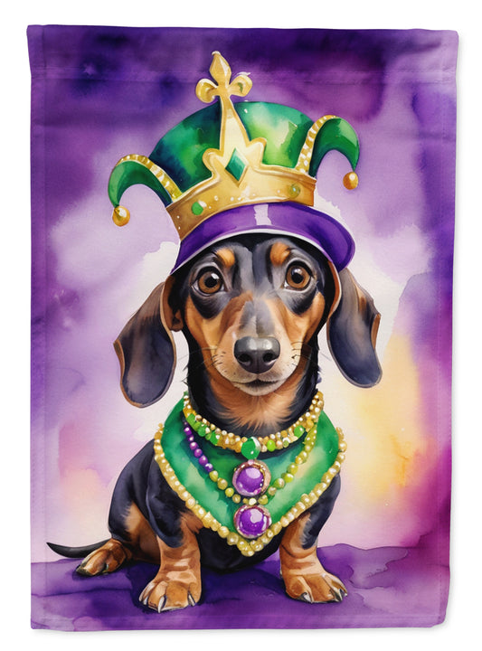 Buy this Dachshund King of Mardi Gras House Flag