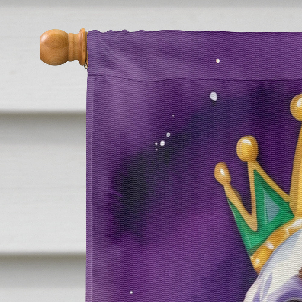English Setter King of Mardi Gras House Flag