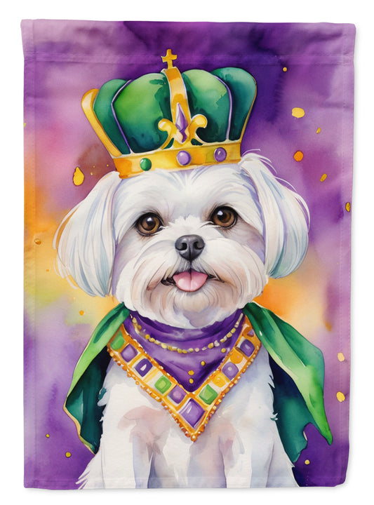 Buy this Maltese King of Mardi Gras Garden Flag