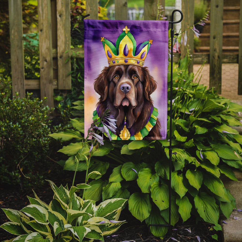 Newfoundland King of Mardi Gras Garden Flag