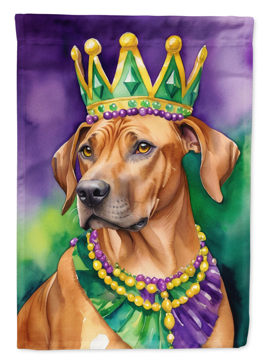 Buy this Rhodesian Ridgeback King of Mardi Gras House Flag