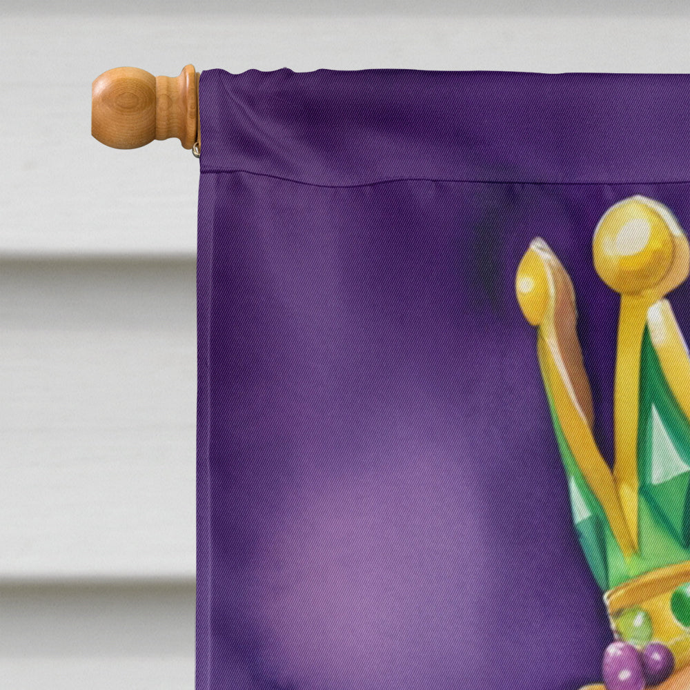 Rhodesian Ridgeback King of Mardi Gras House Flag