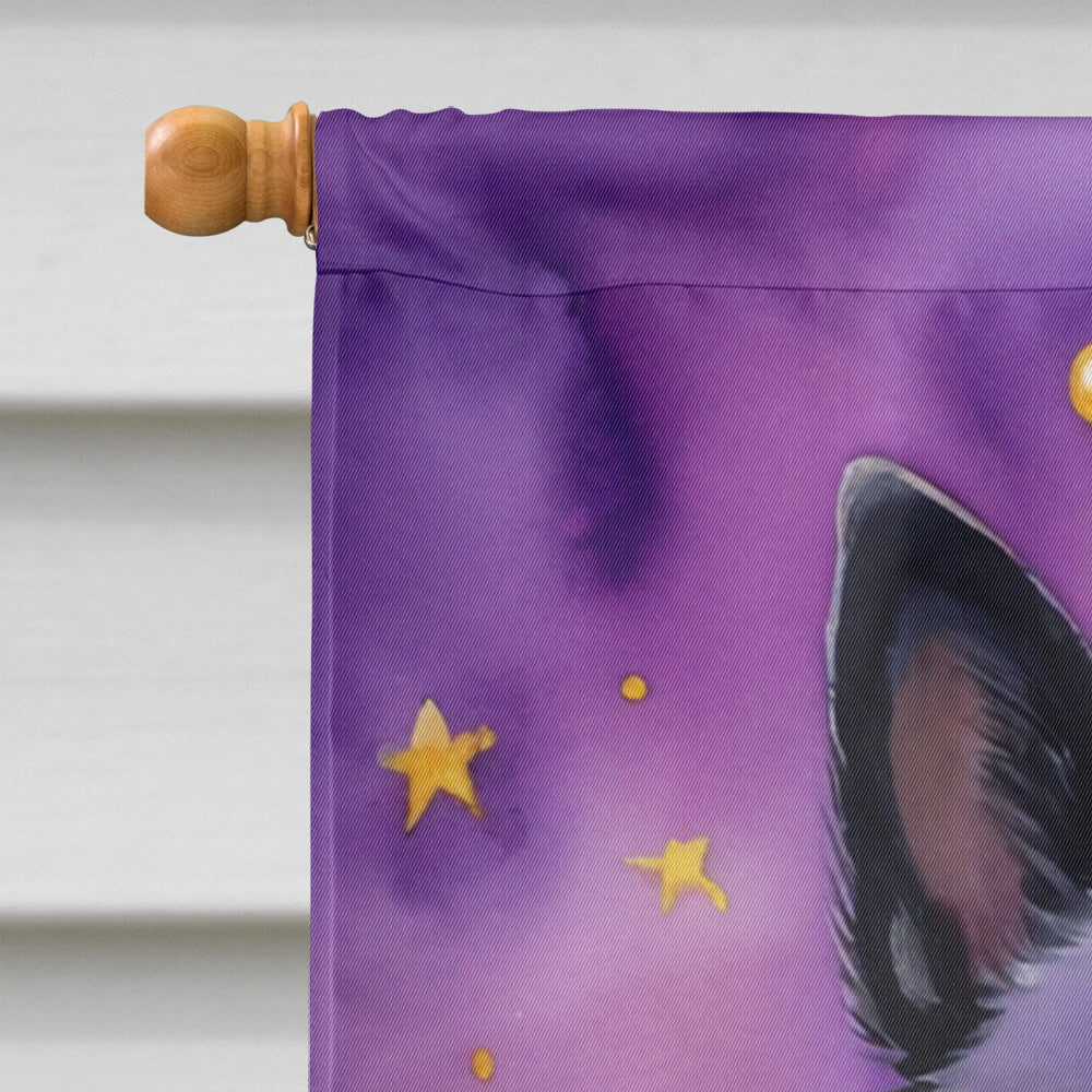 Schipperke King of Mardi Gras House Flag