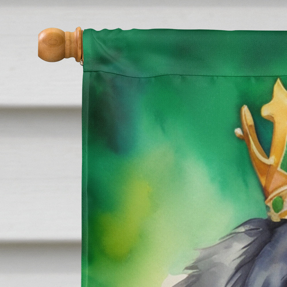 Tibetan Mastiff King of Mardi Gras House Flag