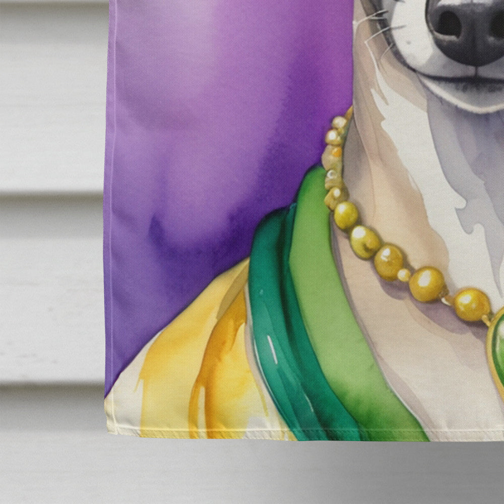 Whippet King of Mardi Gras House Flag