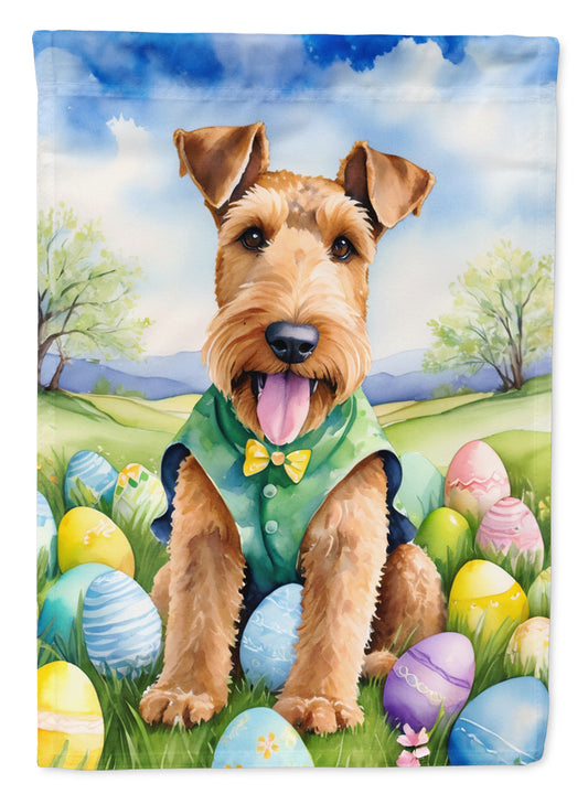 Buy this Airedale Terrier Easter Egg Hunt House Flag