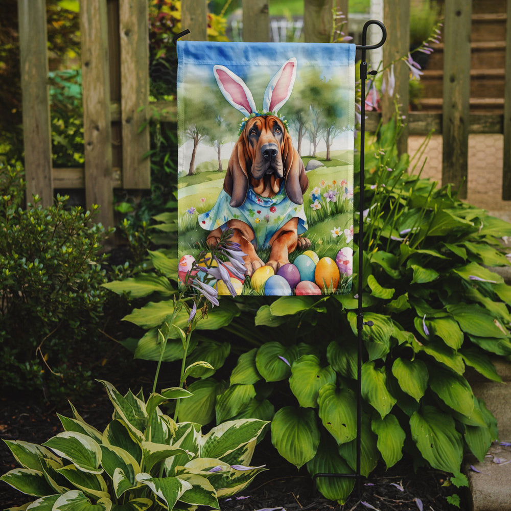 Bloodhound Easter Egg Hunt Garden Flag